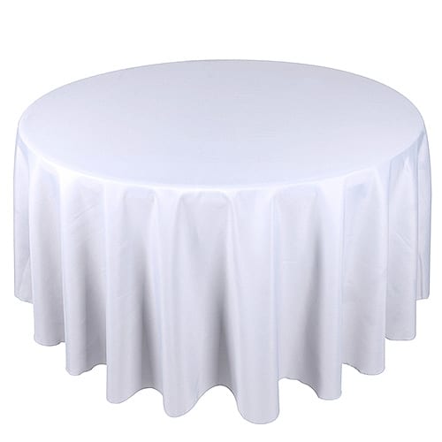 132" Round Tablecloth (Satin)