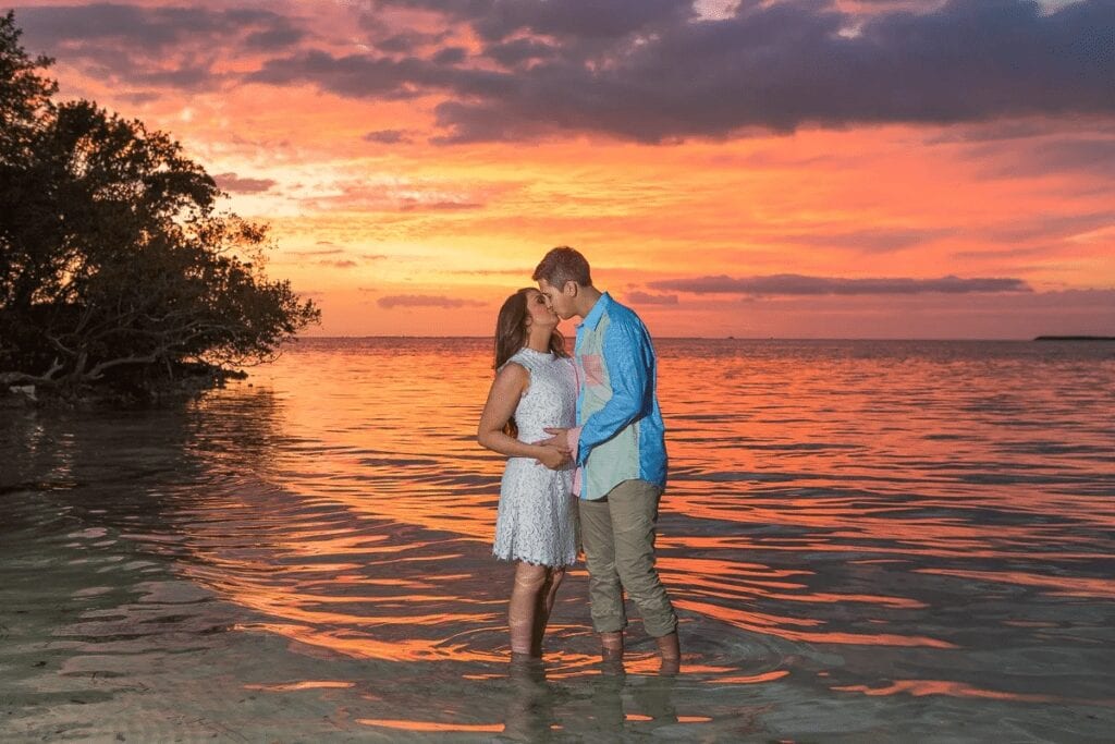 Sunset Wedding Venue at the Hilton Resort Bakers Cay