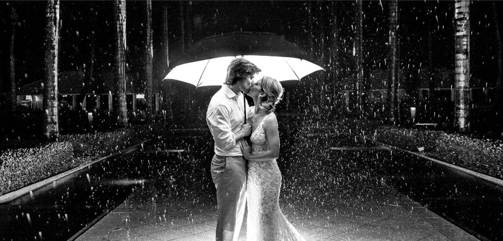 What to do when it rains for your wedding day