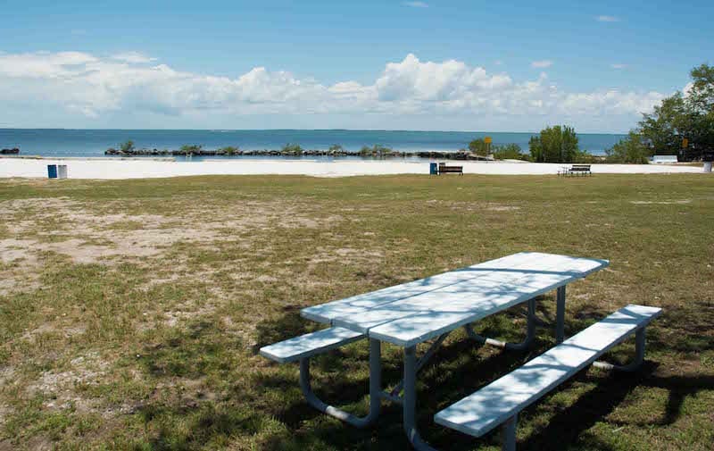 Rowell's Waterfront Park features picnic tables, benches, a beach, swimming and a launch for kayaks, paddleboards and canoes.