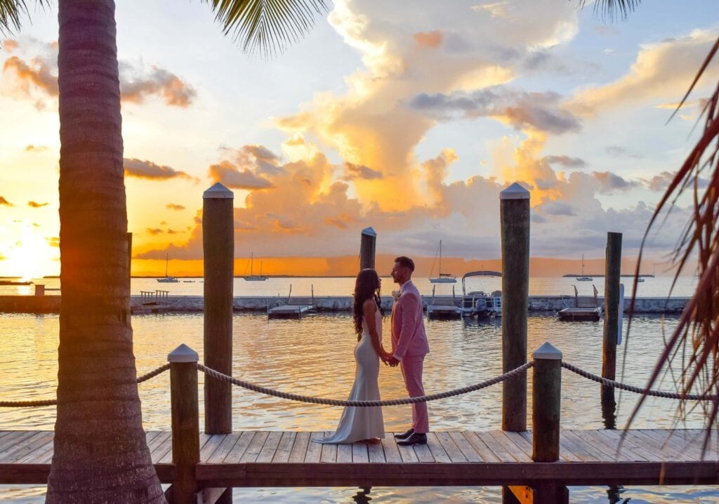 Real Wedding in Key Largo – Erica & Alessandro – Seashell Package
