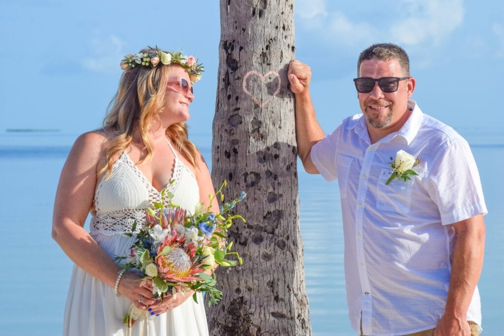 Tropical Beach Wedding in Islamorada