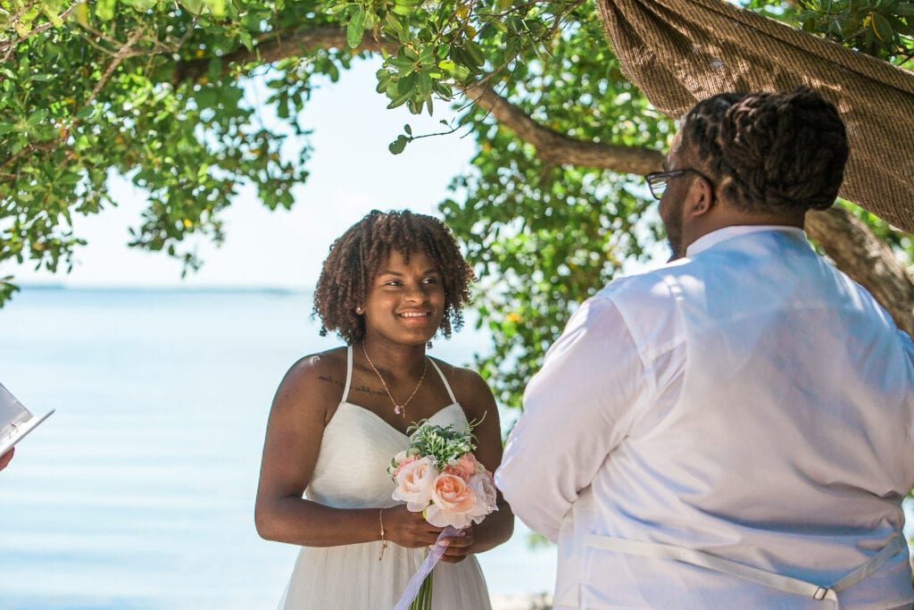 Real Wedding at Rowells Park in Key Largo
