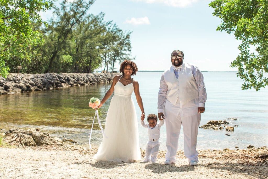 Real Wedding at Rowells Park in Key Largo