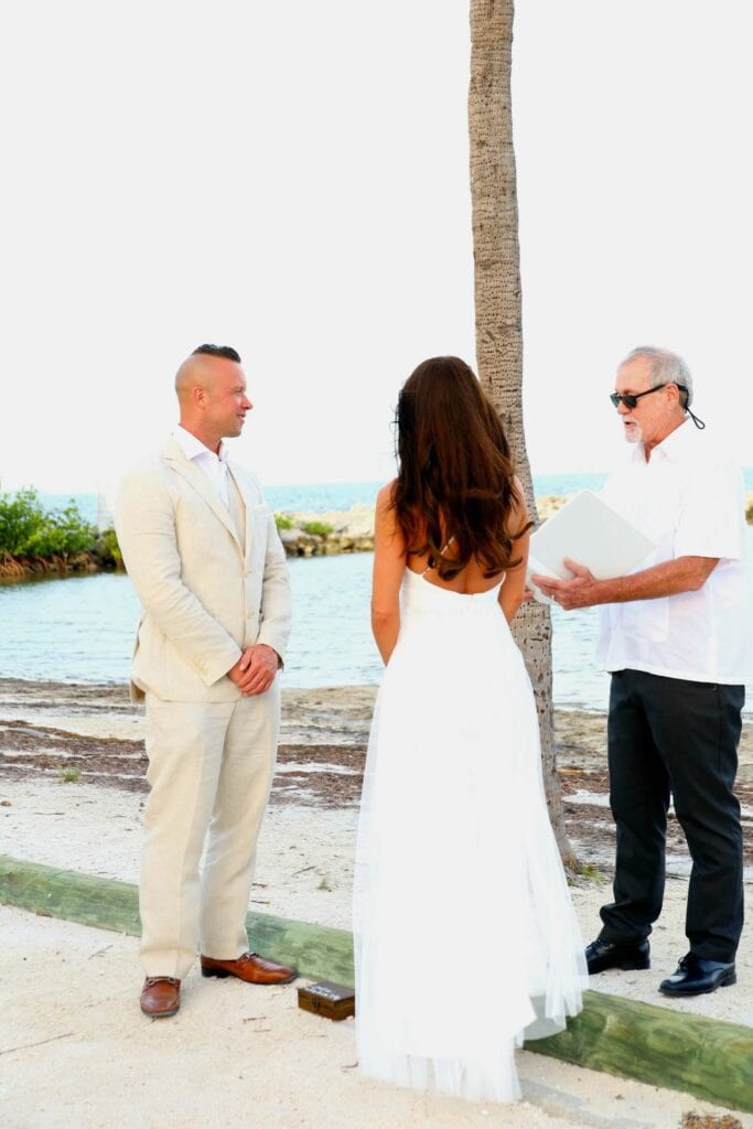 Intimate Wedding at Harry Harry Park in Key Largo, FL
