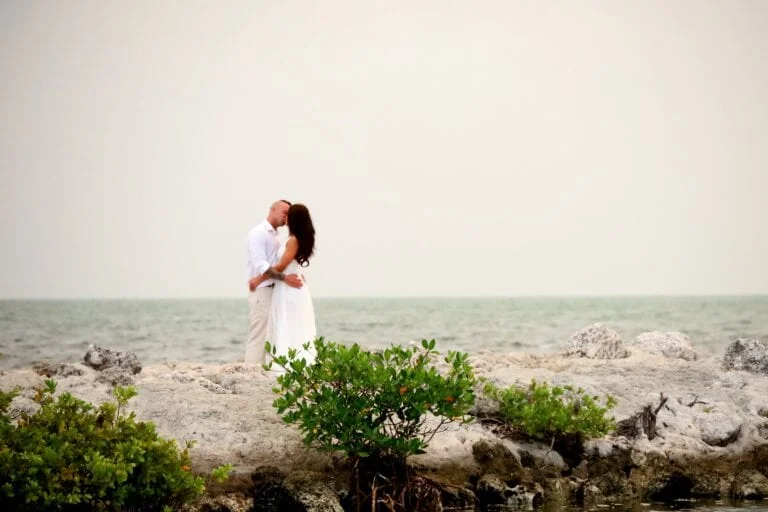 Intimate Wedding at Harry Harry Park in Key Largo, FL