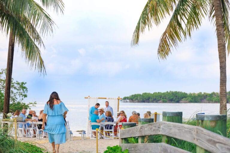 Real Wedding in Marathon Sombrero Beach