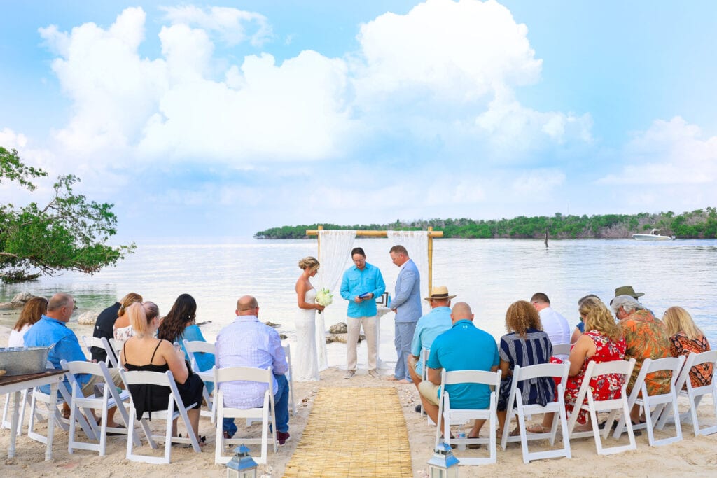 Real Wedding in Marathon Sombrero Beach