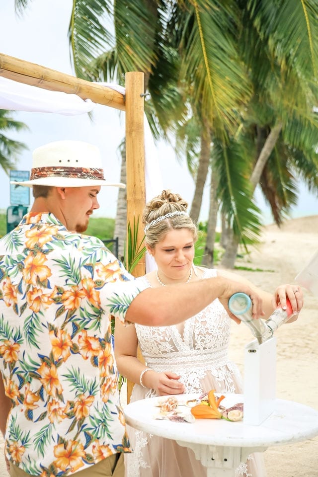 Real Wedding in Marathon at Sombrero Beach