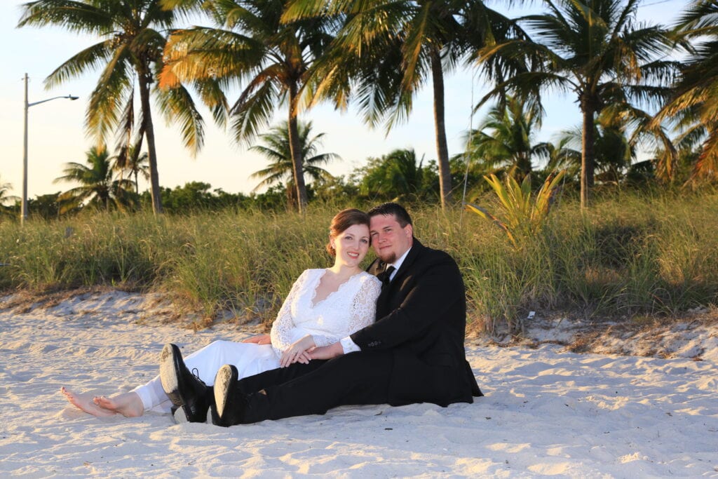 Check Out this real wedding in Key West at Smathers Beach