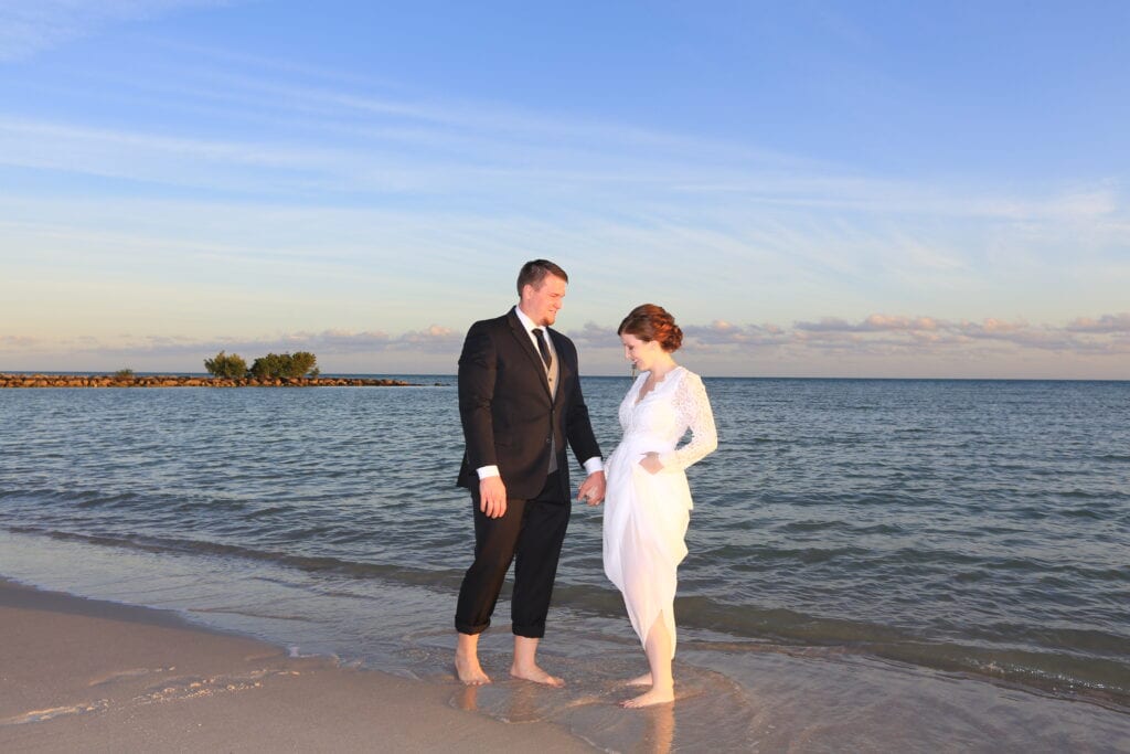 Check Out this real wedding in Key West at Smathers Beach