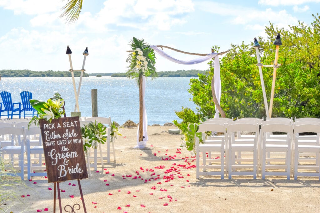 FLorida Keys Beach Decor Wedding Packages