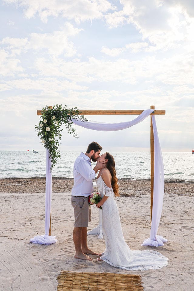 Real Wedding at Sombrero Beach