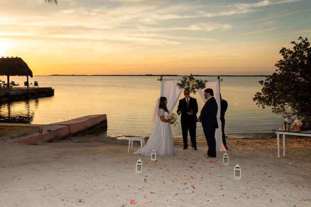 Wedding at Rock Reef Resort