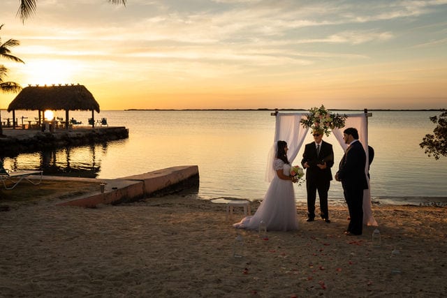 Wedding at Rock Reef Resort